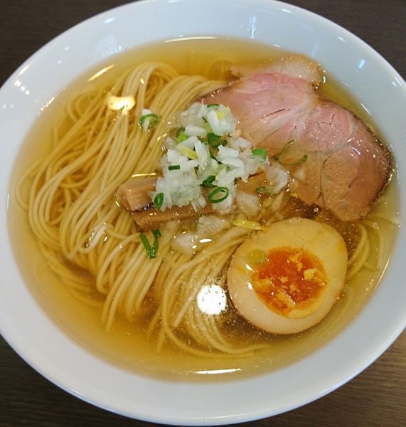 「塩そば＋和えそば」@中華そばイデタの写真