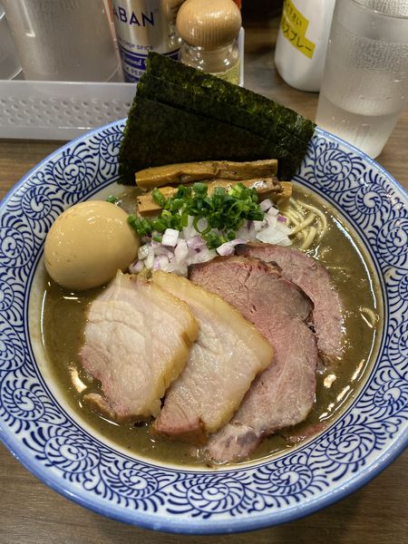 「特製極上濃厚煮干そば」@煮干しつけ麺 宮元の写真