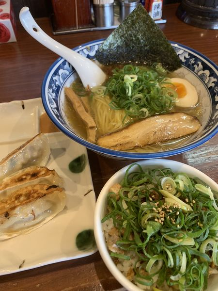 「塩ラーメン　ランチAセット」@麺屋いつきの写真