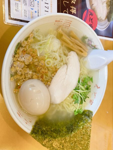 「味玉鳥塩そば」@中華そば えど家の写真