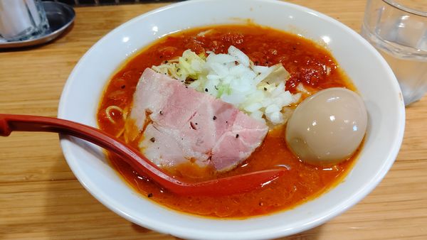 「味玉トマト(細麺)」@カッパ64 福生店の写真