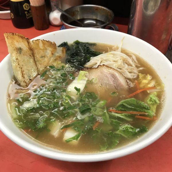 「餃子ラーメン（￥780）」@おばちゃんとこの写真