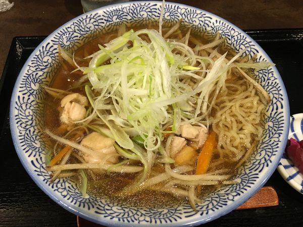 「さくらんぼ鶏中華」@山形蕎麦と備長炭炙り酒家 YEBISU亭 仙台店の写真