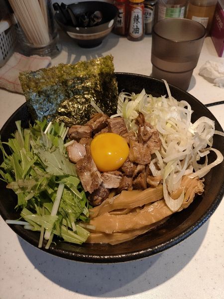 「汁なしカレー」@麺処 いっぱくの写真