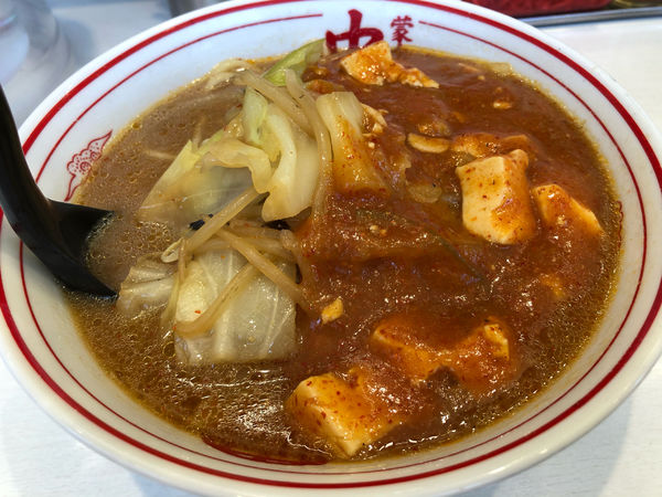 「蒙古タンメン大盛820円+70円」@蒙古タンメン 中本 船橋店の写真