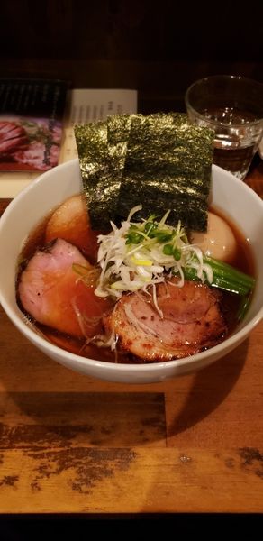 「支那そば　特製トッピング　麺大盛」@日本橋 製麺庵 なな蓮の写真