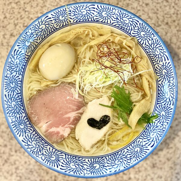 「淡麗塩そば ¥770円（味玉サービスCP）」@麺処 かつ善の写真
