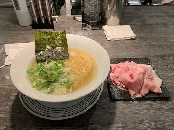 「鮪節塩そば」@中華そば 鍾馗 長野店の写真