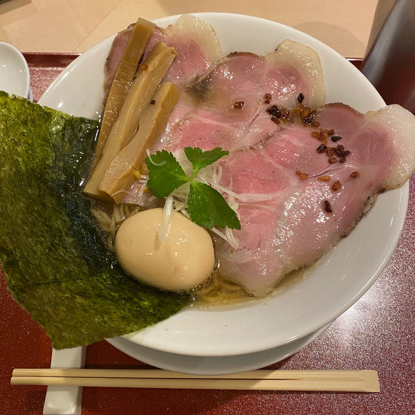 「特製金色貝そば」@燃えよ麺助の写真