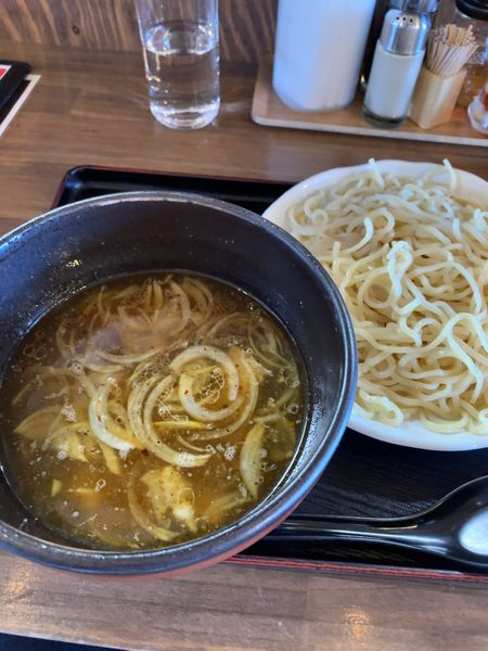 「つけ忍炎（2炎・1.5玉）」@和風らーめん 夢館の写真