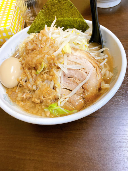 「もやしラーメン　850円」@地鶏ラーメン 赤大屋の写真