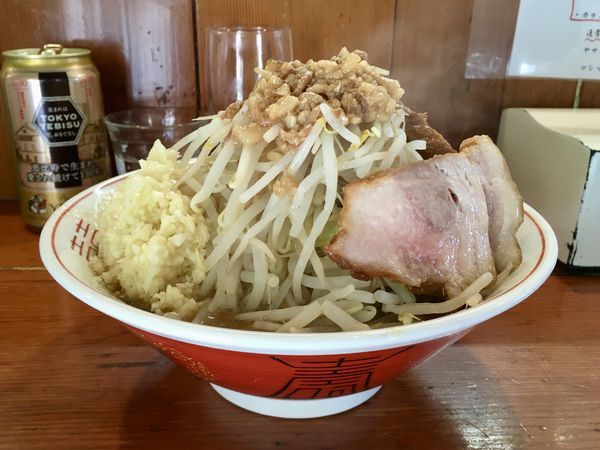 「小ラーメン ヤサイチョイマシニンニクマシアブラチョイマシ他」@麺処 ほん田 東十条店の写真