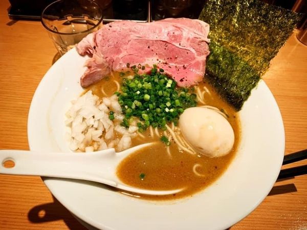 「エビ煮干しラーメン」@麺屋 まほろ芭の写真