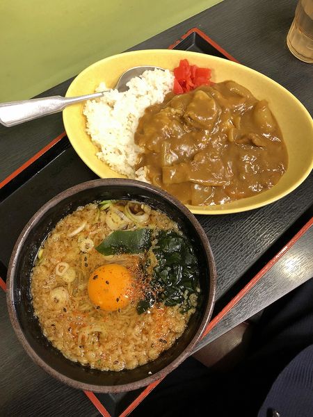 「ミニカレーセット」@ゆで太郎 錦糸公園前店の写真