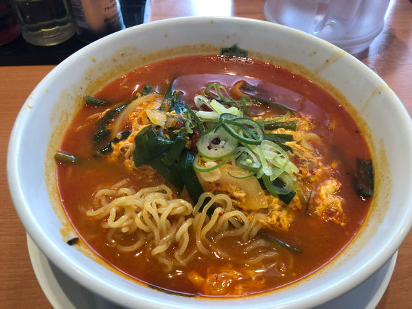 「【期間限定】大宮坦々麺（辛）650円」@日高屋 土浦西口店の写真