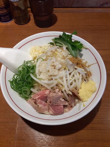 「(限定)ほんのり煮干し香るジャンクなまぜそば500円」@寿製麺よしかわ 川越店の写真