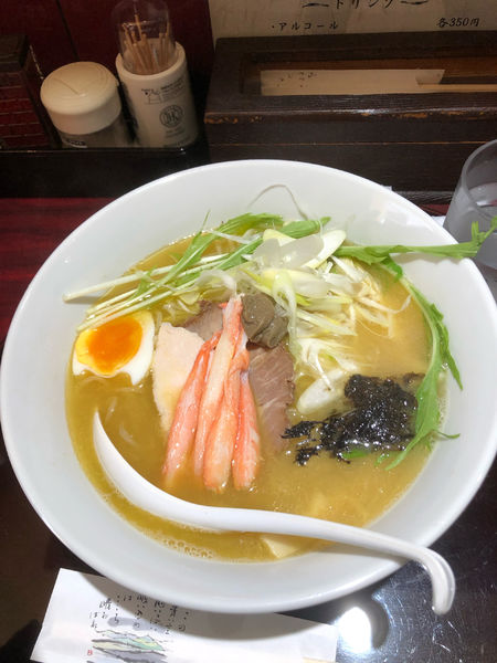 「蟹味噌🦀中華SOBA」@和出汁中華SOBA 山わさびの写真