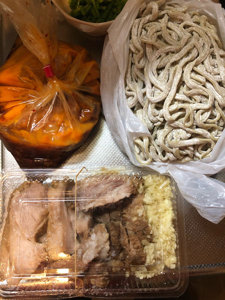 「テイクアウトほんのり辛い汁なし麺」@ラーメン二郎 前橋千代田町店の写真