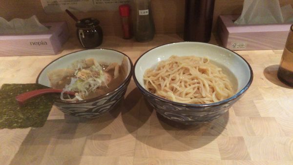 「にぼしつけ麺味玉大」@にぼしらーめん88の写真
