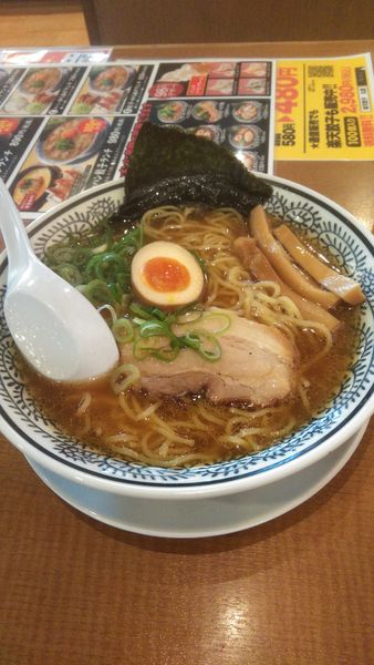 「熟成醤油ラーメン大盛」@丸源ラーメン 千音寺店の写真