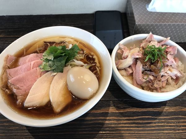 「特製中華そば醤油」@中華そば 向日葵の写真