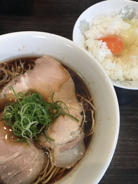 「醤油ラーメン、お昼の御飯」@かしわぎの写真