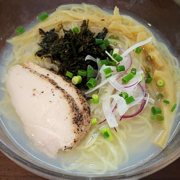 「【数量限定】魚介そば（蛤×蜆×浅利）９３０円」@旬菜麺屋 雅流の写真