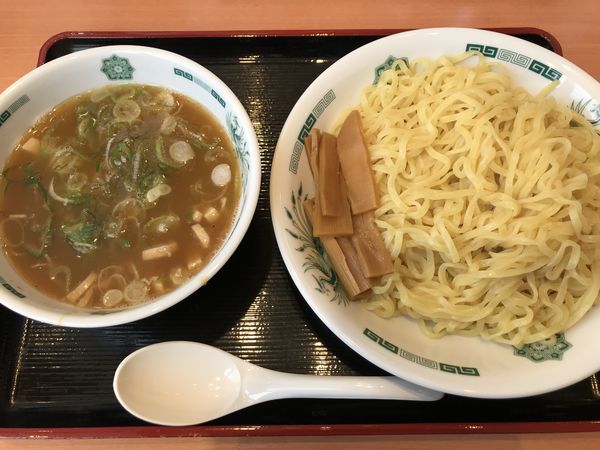 「和風つけ麺(大盛無料) 570円」@日高屋 押上四ツ目通店の写真