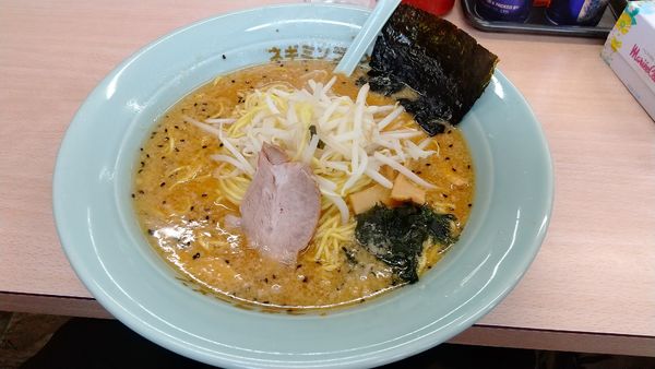 「みそラーメン中盛り760円」@ラーメンショップ 三芳町店の写真