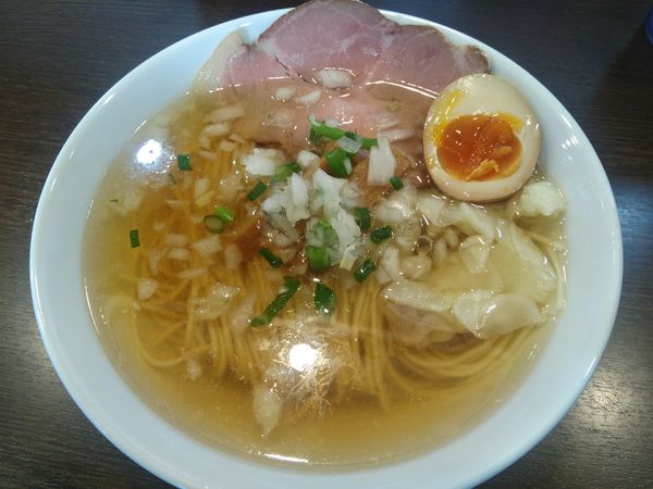 「特製塩そば¥1000＋和えそば¥250」@中華そばイデタの写真