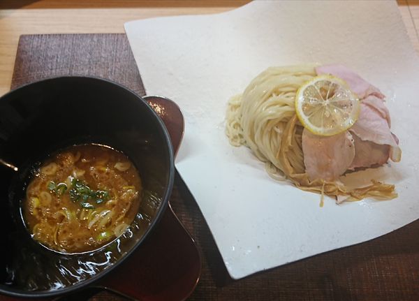 「【限定】濃厚海老つけ蕎麦￥900＋肉増し￥210＝￥1110」@芛堂寺の写真