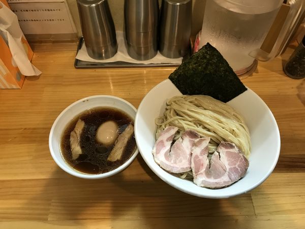 「味玉醤油つけ麺」@麺屋 希楽夢の写真