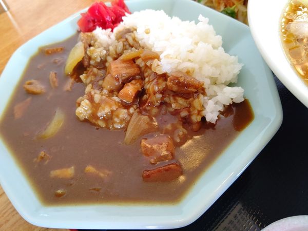 「熟成豚カレーセット(醤油ラーメン＋熟成豚カレー)1,040円」@恵比寿の写真