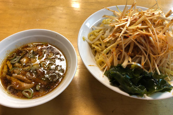 「ネギつけ麺(辛さ抑えめ) 950円」@ラーメンはやとの写真