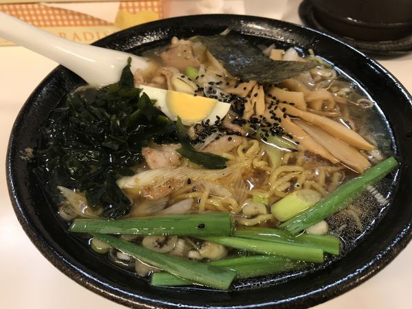 「特製十八番  大盛」@手もみらーめん 十八番の写真