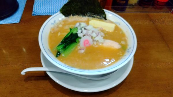 「濃厚鶏味噌ラーメン＋バター」@らーめん曳舟の写真
