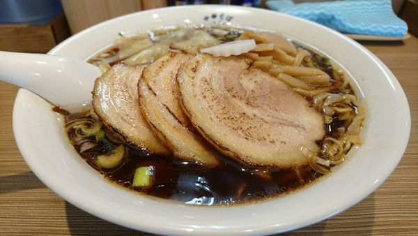 「【昼】特製手もみ中華そば(黒)」@中華そば 六感堂の写真