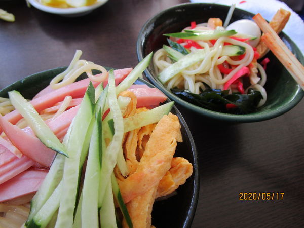 「冷し中華そば 850円」@そば清の写真