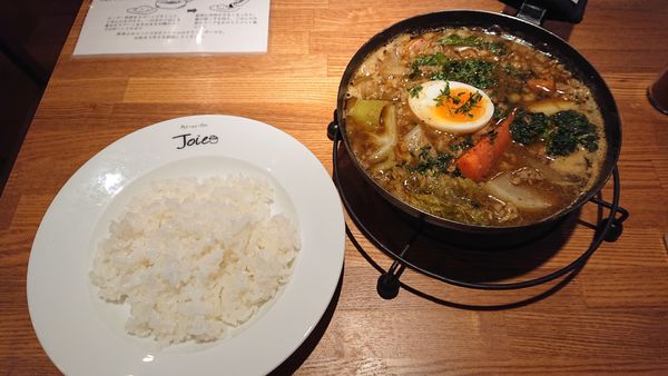 「オリジナルポトフカレー（①あらびき豚ミンチ） １０００円」@ポトフ料理 ジョワの写真