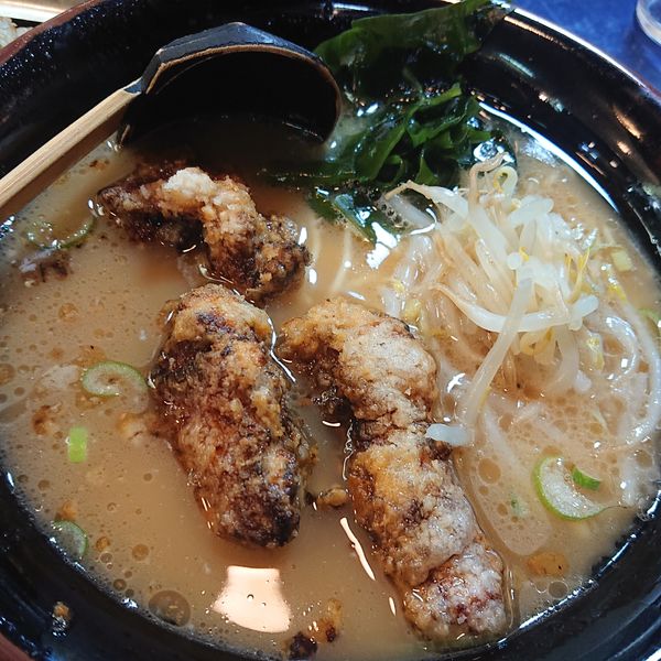 「チャーハンラーメンセット950円、TP唐揚げ200円」@ラーメンショップ とさっ子の写真