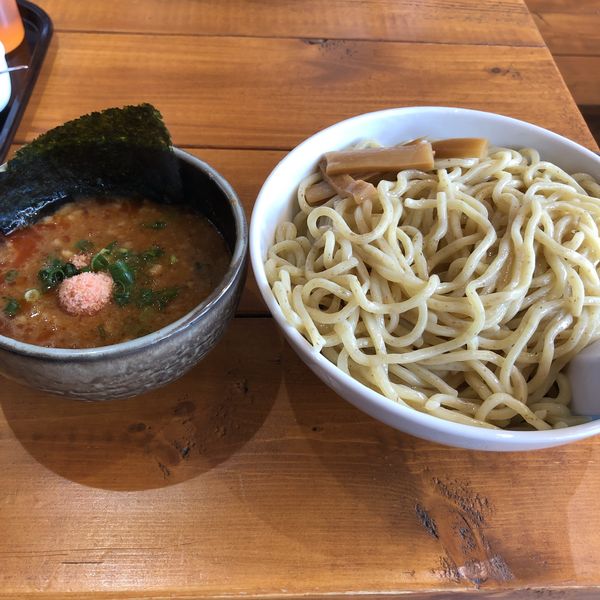 「海老つけ麺　440g無料」@EBIKURAの写真