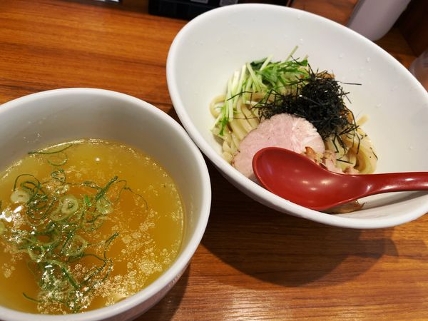 「香彩鶏だし塩つけ麺」@麺屋 翔 御徒町店の写真