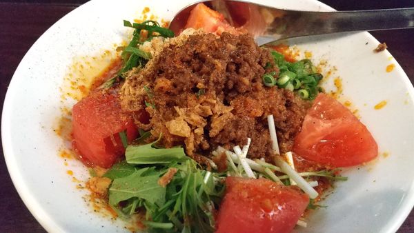 「冷やし担々麺(夏限定)+小ライス」@旬ダイニング 鶴田の写真