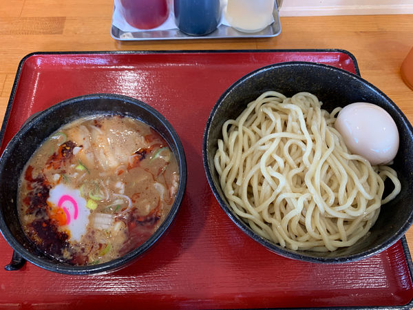 「辛味噌つけ麺」@中華そばつけ麺 魚介の達人 久兵衛 取手店の写真