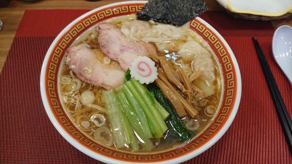 「ワンタン麺 大」@麺創庵 砂田の写真