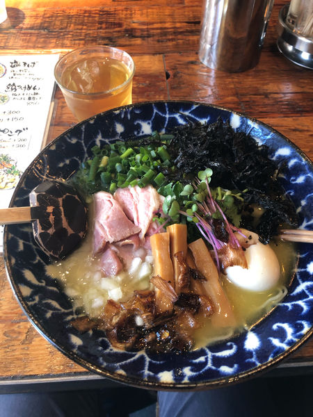 「鷄そば　バリのせ」@鶏そば HIBARIの写真