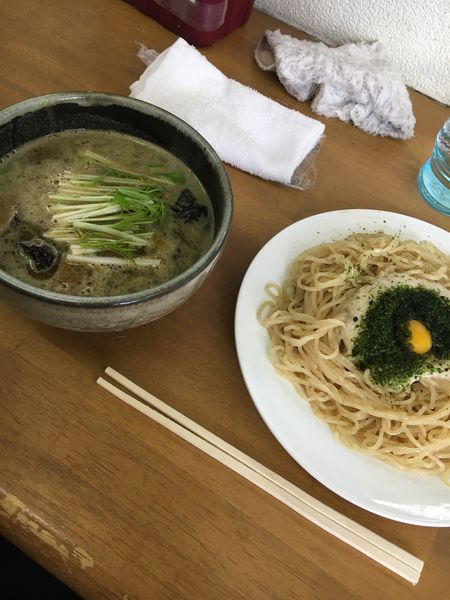 「とろろシャバつけ麺A(ノーマル) ￥1200」@MENYA 食い味の道有楽の写真