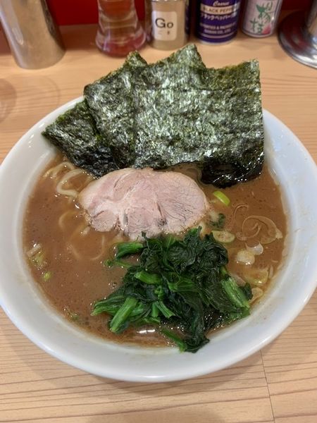 「ラーメン（並） 700円　サービスライス付き」@漢ラーメン 室の写真