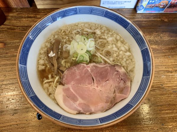 「背脂煮干し中華そば」@中華そば専門店 ほおじろの写真