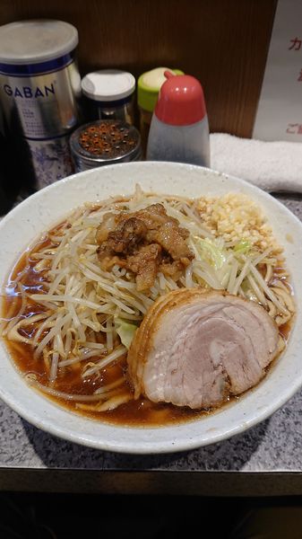 「大ラーメン  ニンニクマシ  アブラマシマシ」@ラーメン宮郎の写真